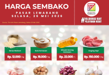 Daftar Harga Sembako Pasar Lemabang Palembang