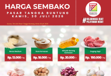 Daftar Harga Sembako Pasar Tangga Buntung Palembang